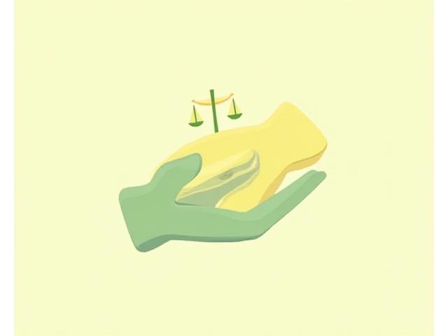 Illustrazione stilizzata di due mani che si stringono al di sopra di un simbolo di bilancia, rappresentando la risoluzione pacifica delle controversie e la giustizia.
